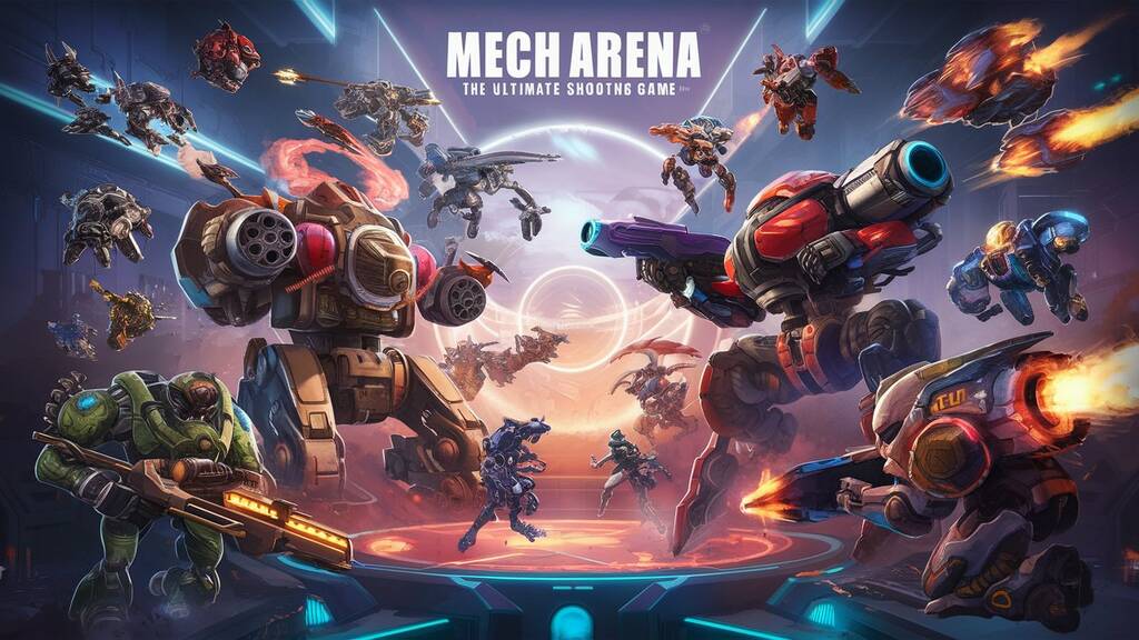 Enjoy shooting game Experience with  Mech Arena